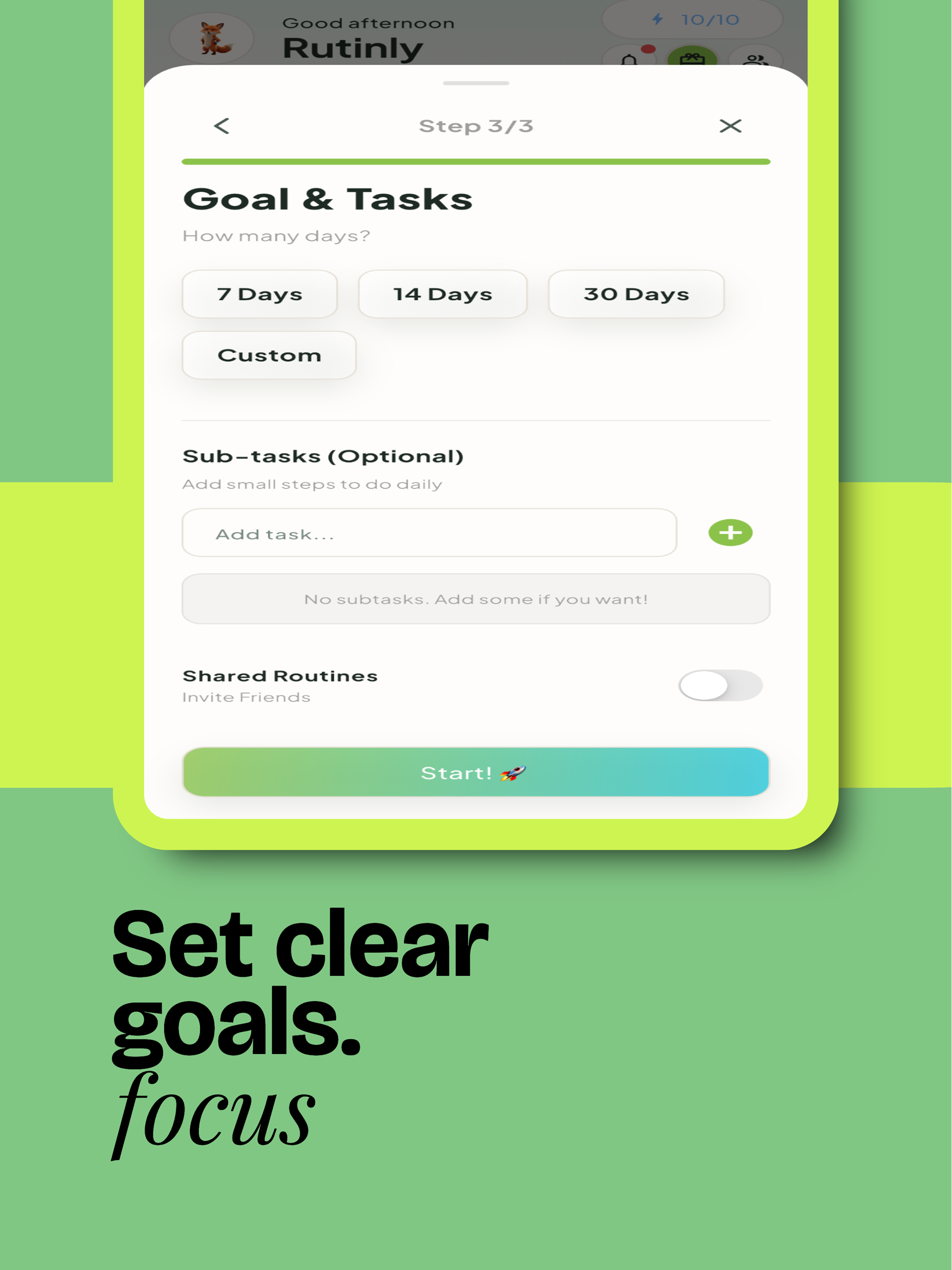 Rutinly: Habit Tracker