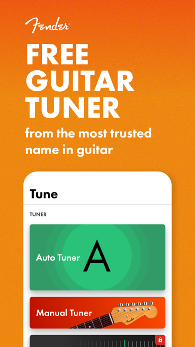Fender Tune: Guitar Tuner App Screenshot