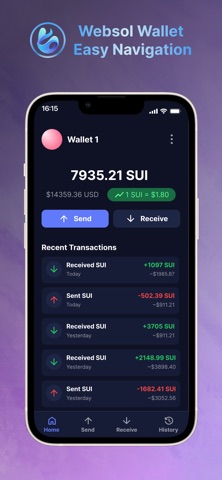 Websol - Sui Wallet Screenshot 2 of 4