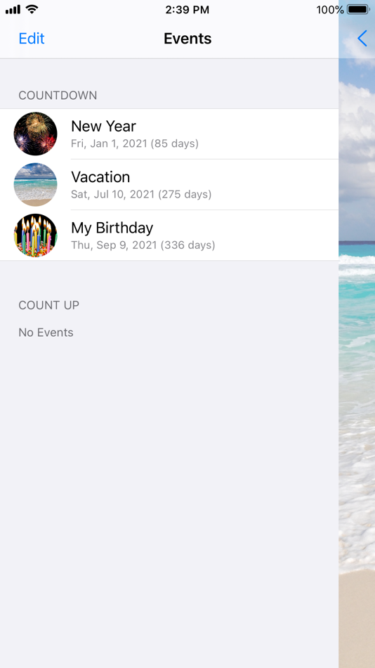 #6. Countdown Star (iOS) 由: Joseph Merrill