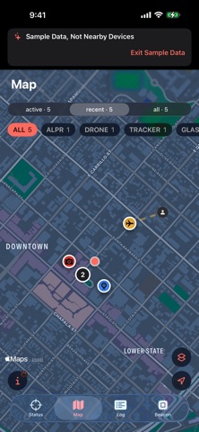 beacons: surveillance scanner Screenshot 3 of 6