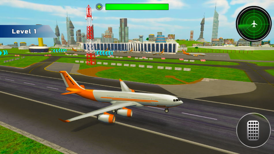#7. Jet Fighter & Flight Sim 3D (iOS) 由: Game Bee Studio