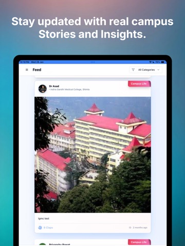 CampusInsiderz iPad screenshot 4