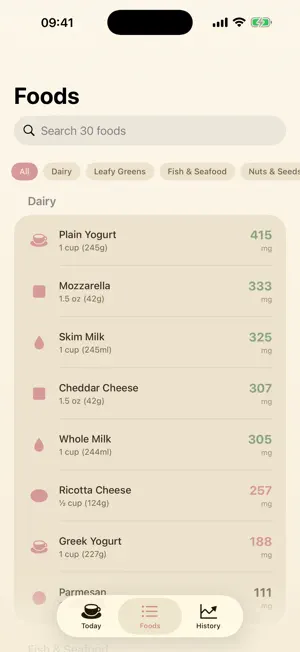 Marrow: Calcium Tracker screenshot 2