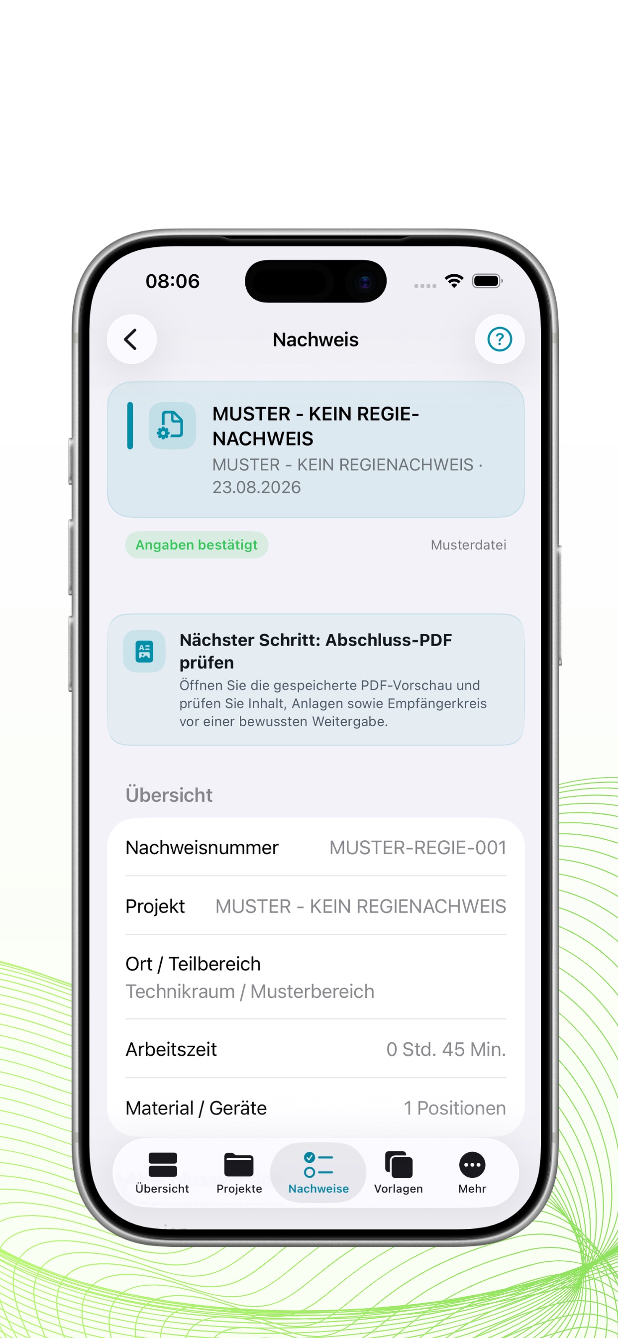 Screenshot 3 of RegiePro|tokolle