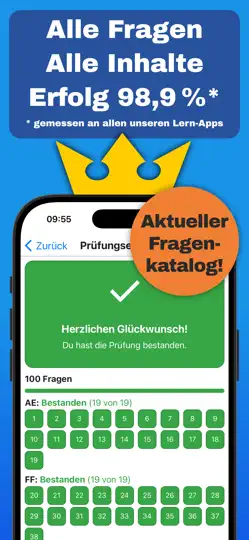 Screenshot von Fallschirmsprung Lernfragen auf dem iPhone 1
