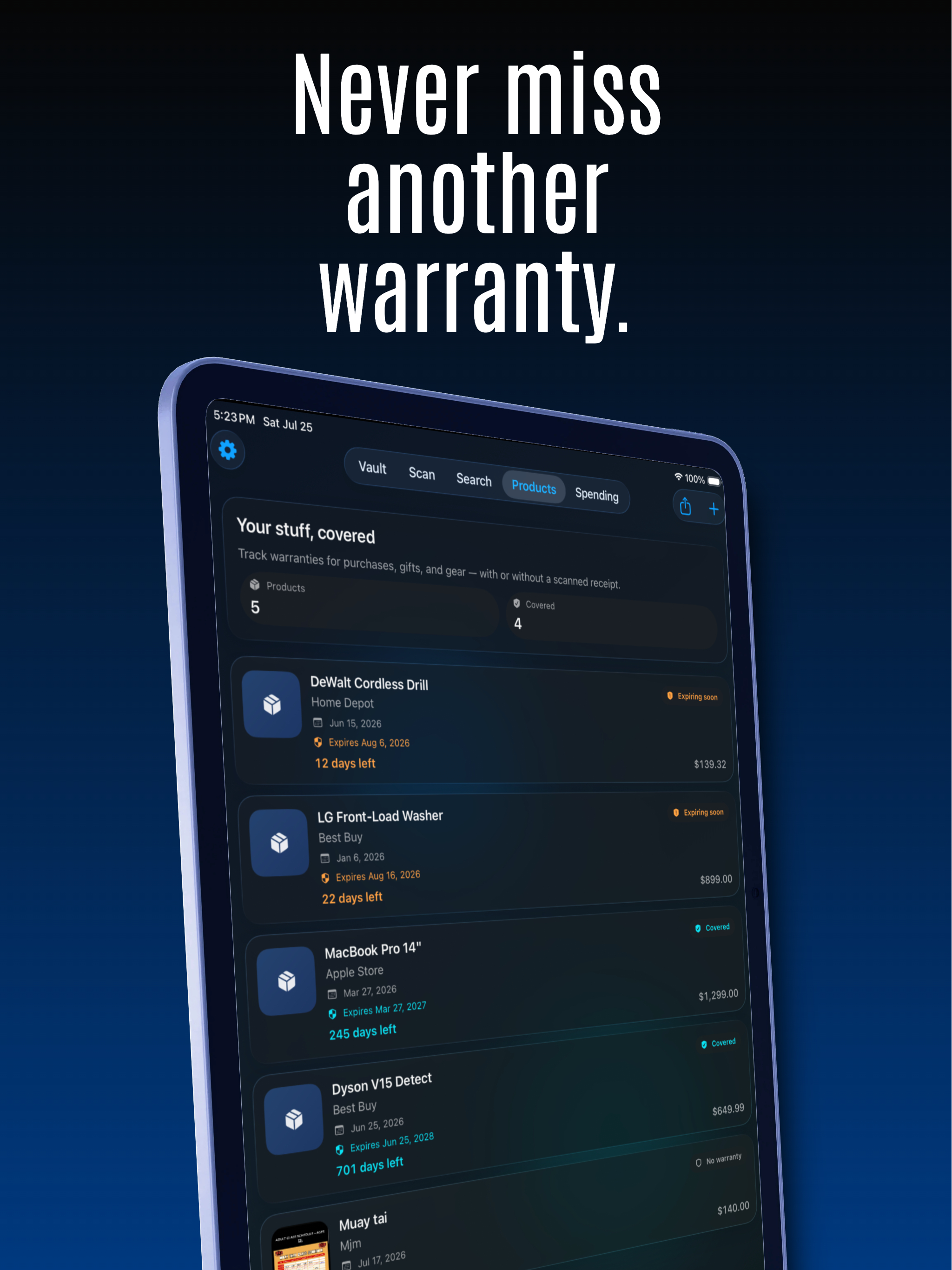 Reciept Vault screenshot 9