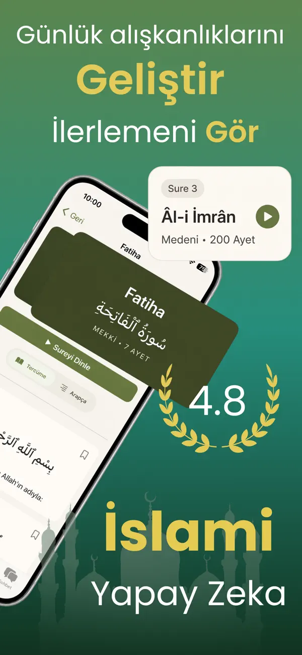Screenshot #3 pour Tevekkül+ Pro,Kuran ve Meali