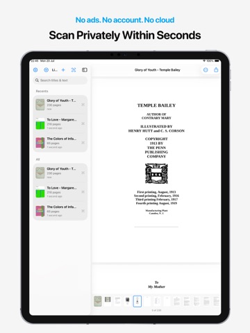ZetaScan: Document Scanner iPad screenshot