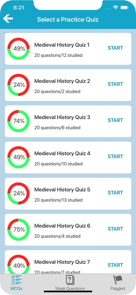 Medieval History Quiz - Education App | MWM