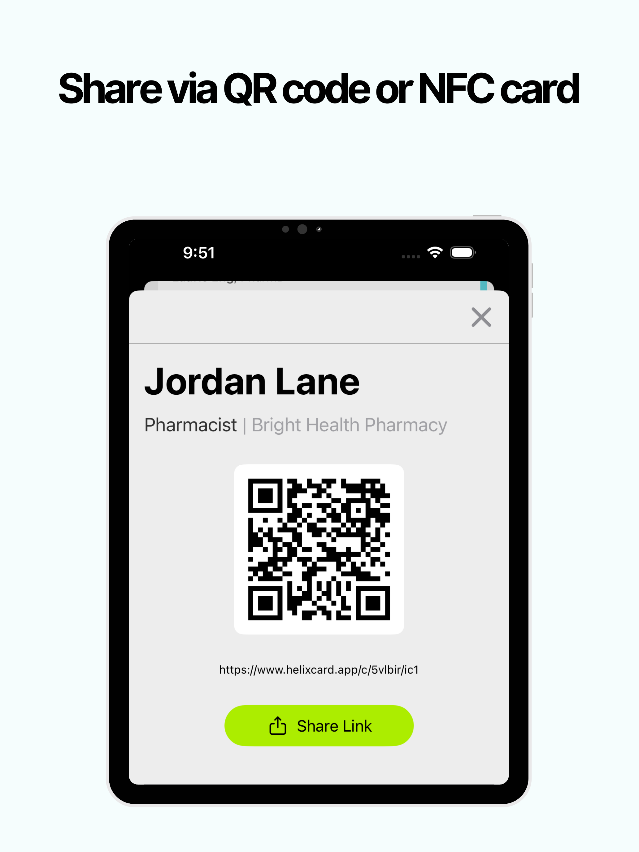 Helix: Digital Business Card