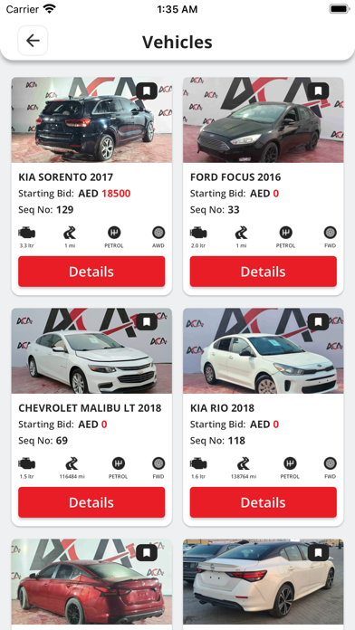 Al Qaryah Auction Screenshot