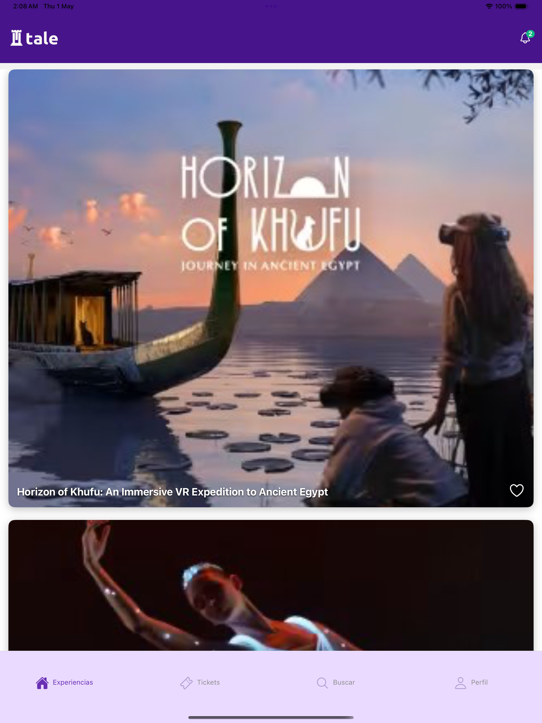 Tale: Discover Experiences