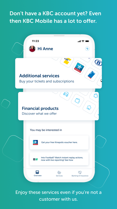 KBC Mobile Screenshot