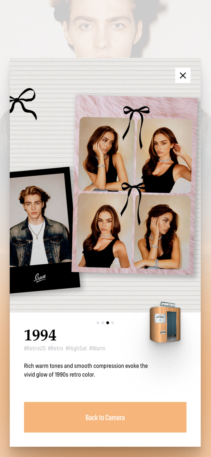 Luvs Cam: Retro Photo Booth screenshot 4