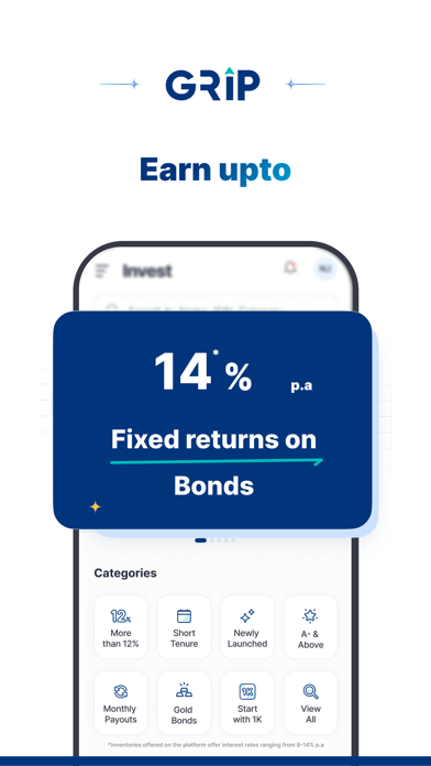 Grip Invest: Buy Bonds & FDs screenshot
