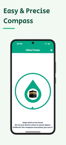 Qibla Compass Finder Screenshot 2 of 4