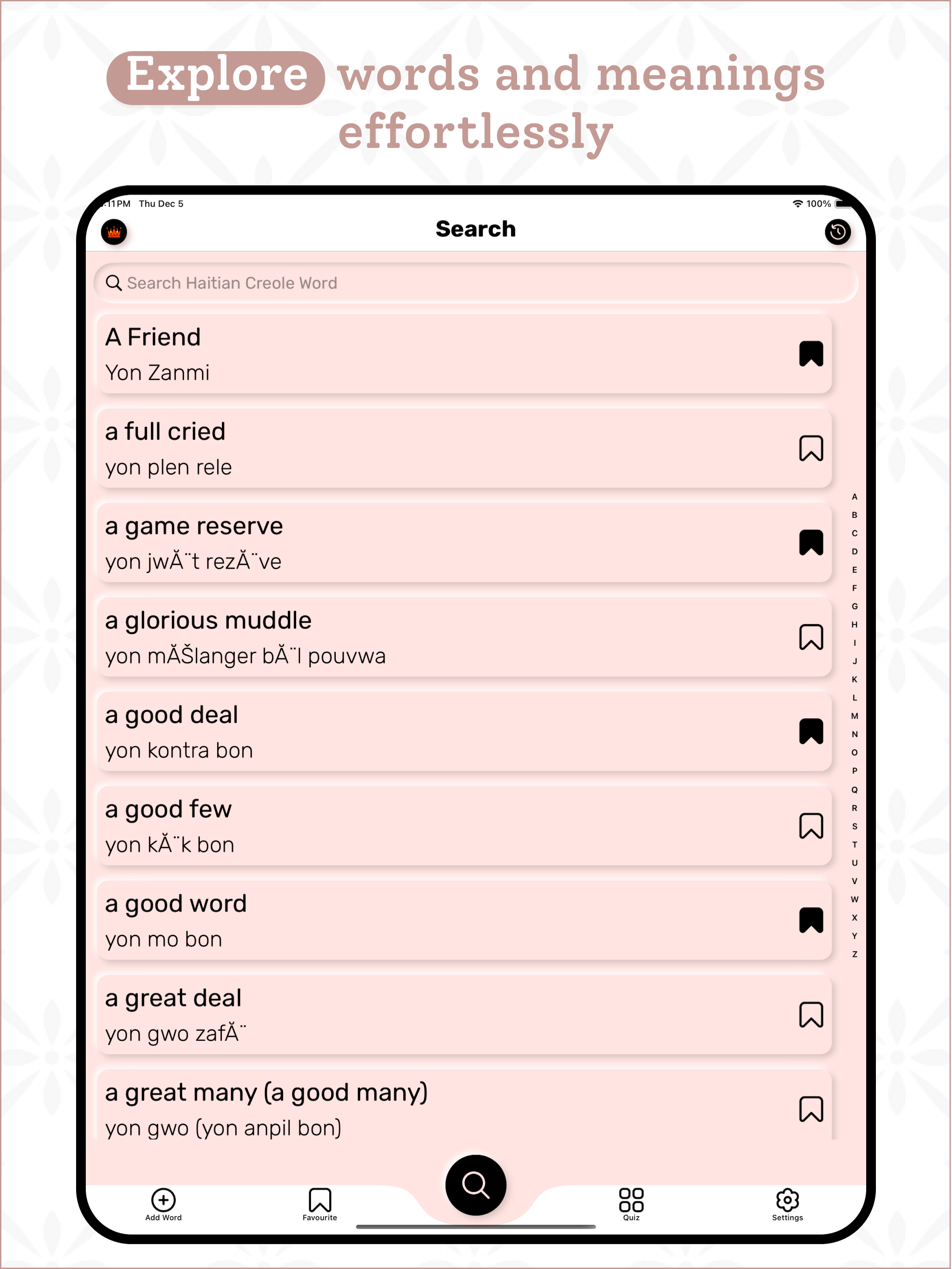 Haitian Creole Dictionary screenshot 10