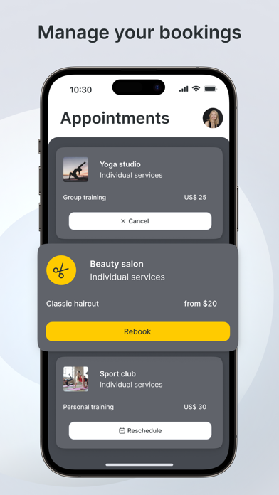 Screenshot #2 pour Aunio - online-booking