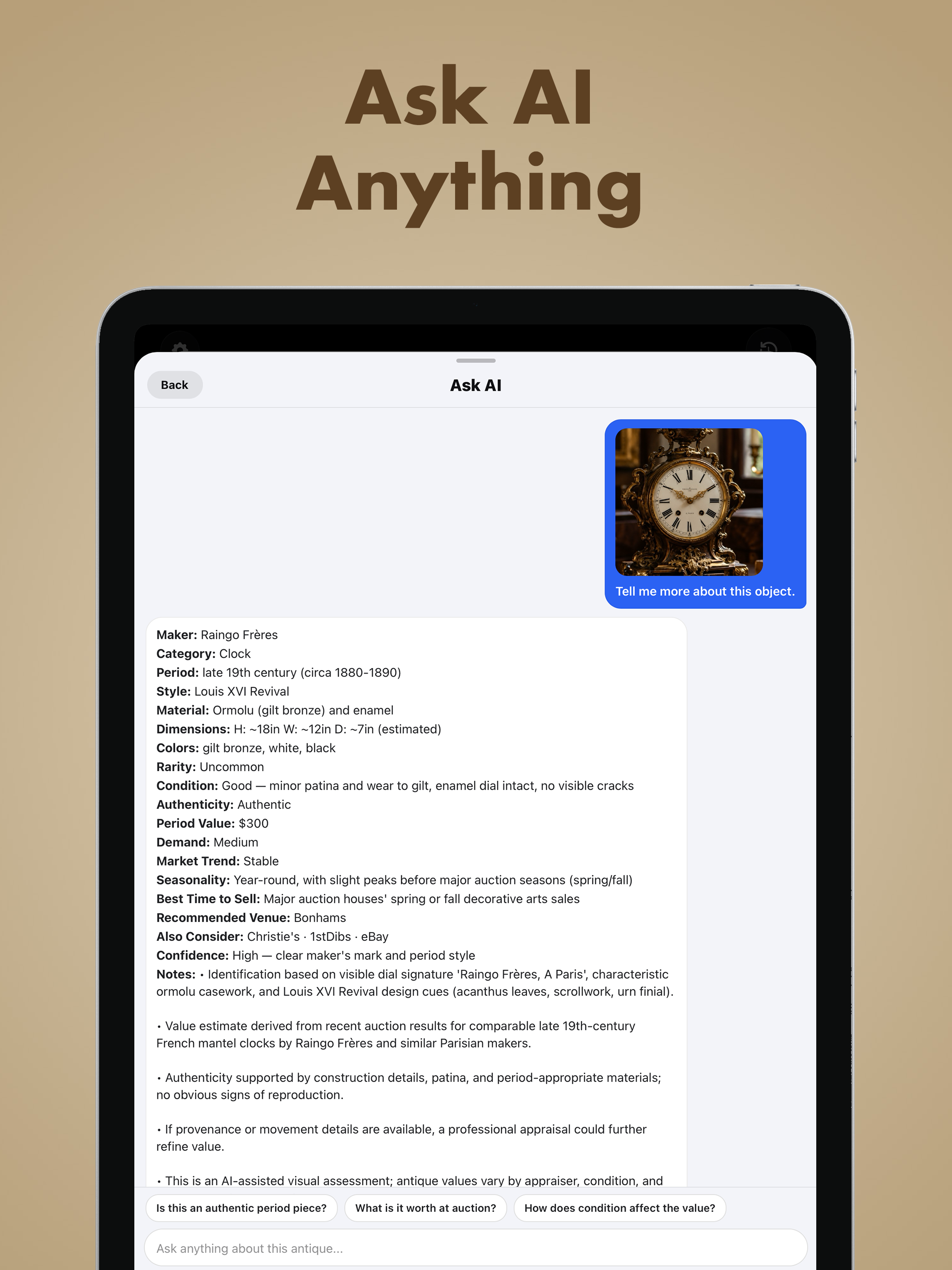 Antique Identifier: Price AI