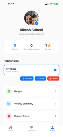 Choresly screenshot