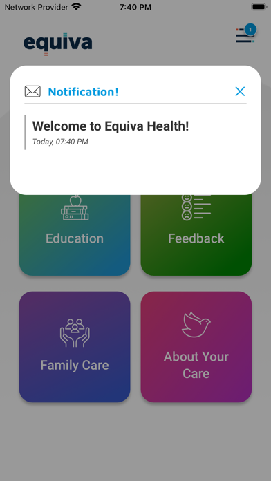 Equiva Health Screenshot