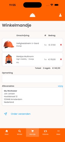 My Workwear screenshot