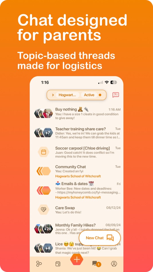 #4. Honeycomb Shared Parenting (iOS) 由: Honeycomb Labs Inc.