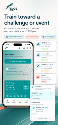 Telos Fitness iPhone screenshot