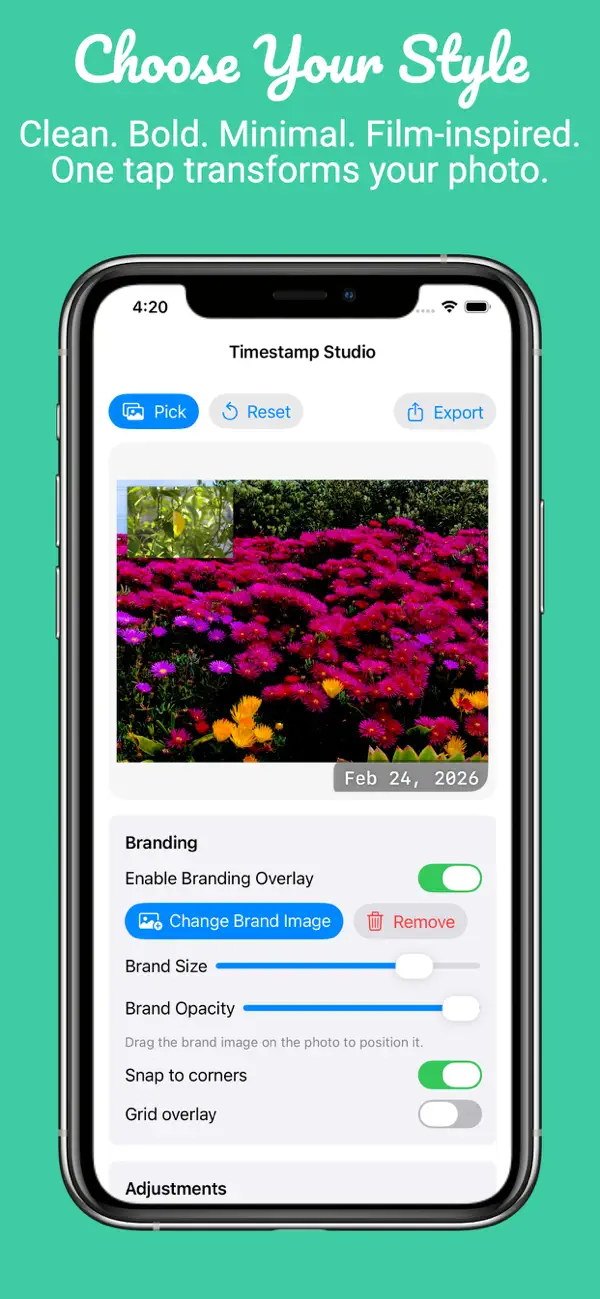 Screenshot #3 pour Timestamp Studio