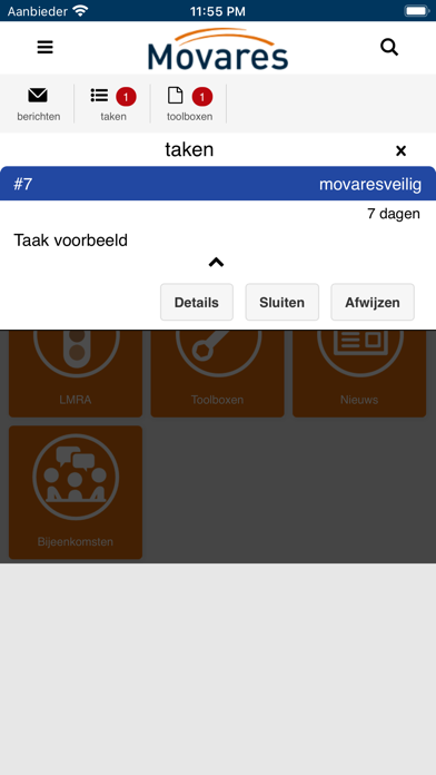 MovaresVeilig Screenshot