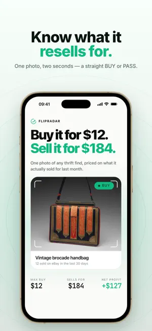 FlipRadar: Thrift Scanner AI screenshot 1