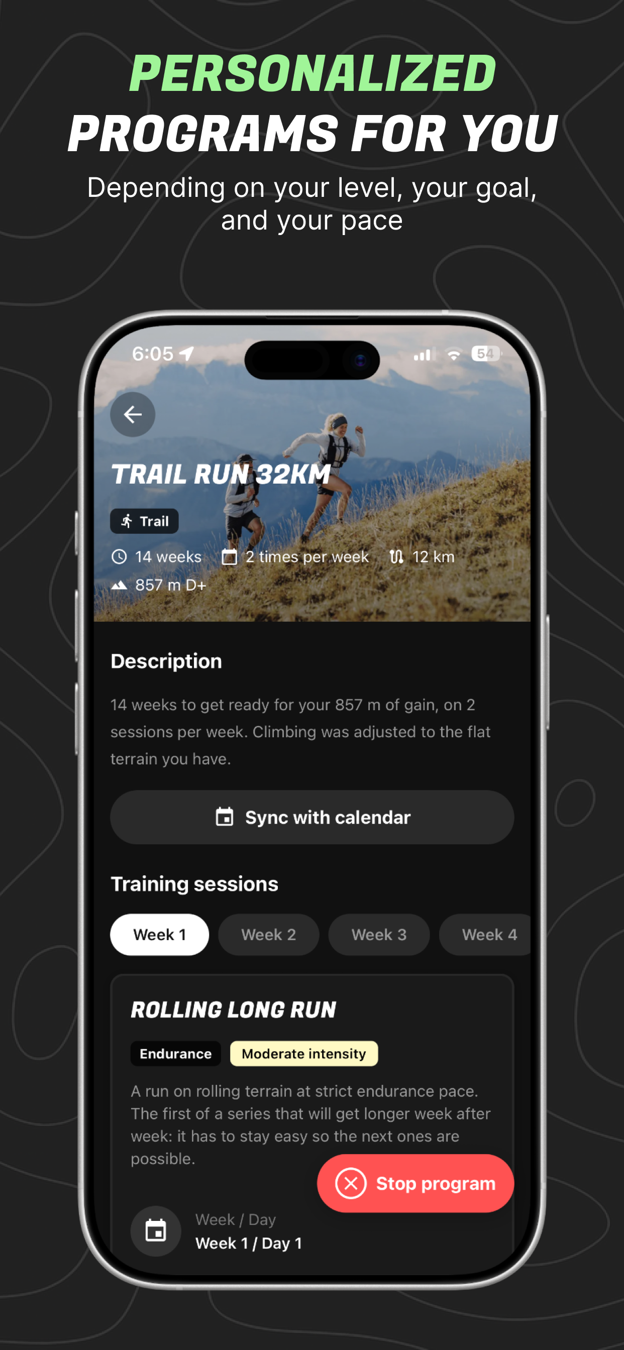 TrailRun: Trail Running Coach screenshot 2