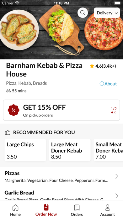 Barnham Kebab & Pizza House Screenshot