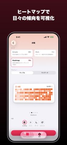 ヘルスケアウィジェット: Widgethy のスクリーンショット
