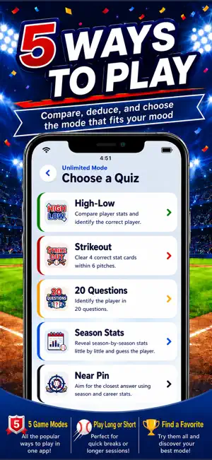 Japanese Pro Baseball Quiz screenshot 3