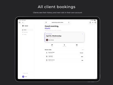 Soloist: Online Client Booking iPad screenshot