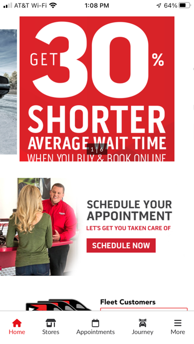 Discount Tire Screenshot