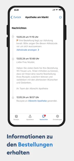 Screenshot von Das E-Rezept auf dem iPhone 5