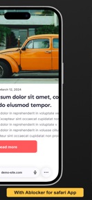 Ad Blocker for Safari screenshot