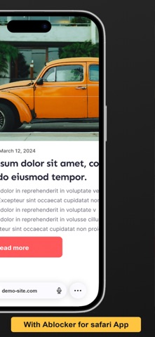 Ad Blocker for Safari screenshot
