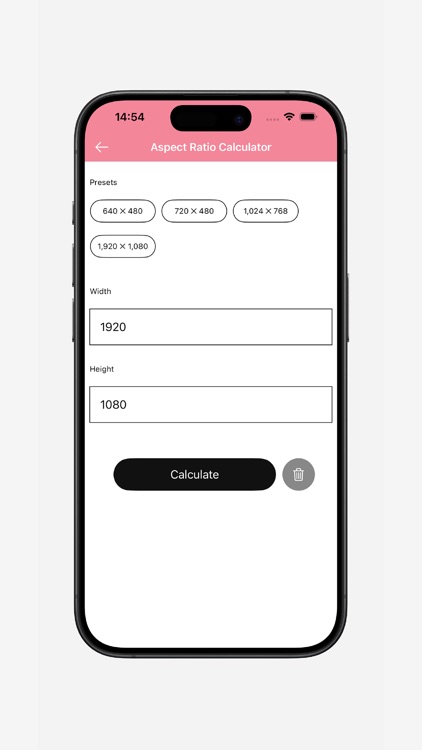 Aspect Ratio Calculator Tool