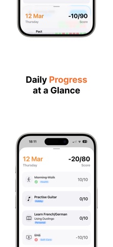 Habit Tracker: Pact Screenshot 6 of 7