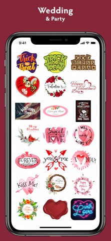 Occasion and Event Stickers screenshot