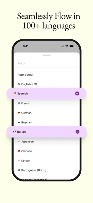 Wispr Flow: AI Voice Keyboard iPhone screenshot 6
