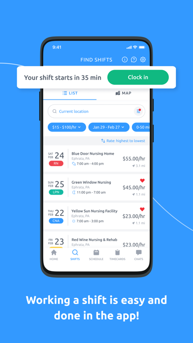 ESHYFT - Per Diem Nursing iPhone screenshot 5 - Medical app
