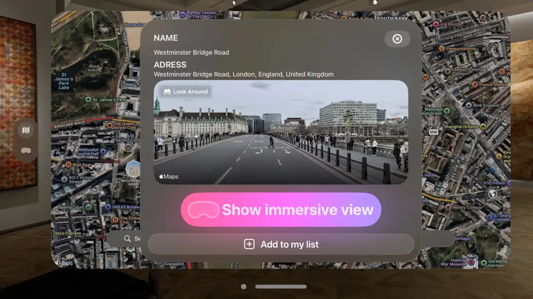 Screenshot #2 pour Immersive Street View