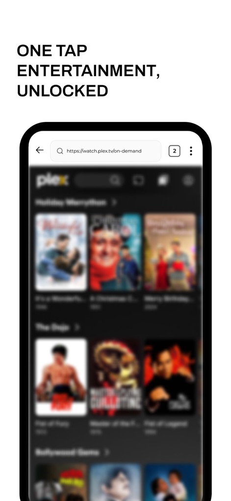 UniTV Player: Browse Movies - ユーザーはPlex TVのようなオンデマンドコンテンツサービスを簡単に利用でき、映画やテレビ番組の豊富なライブラリをワンタップで閲覧し、様々なエンターテイメントを堪能できます。