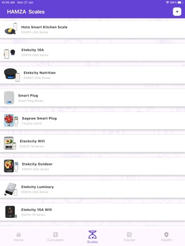 Digital Kitchen Weight Scales iPad screenshot