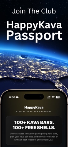 HappyKava - The Kava Bar App iPhone screenshot